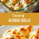 Cheesy Chicken Alfredo Stuffed Shells