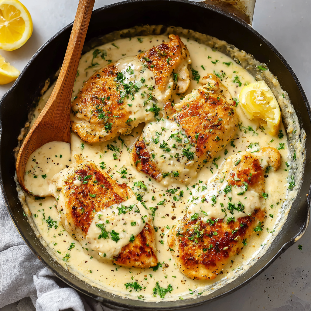 Creamy Herb Chicken Skillet