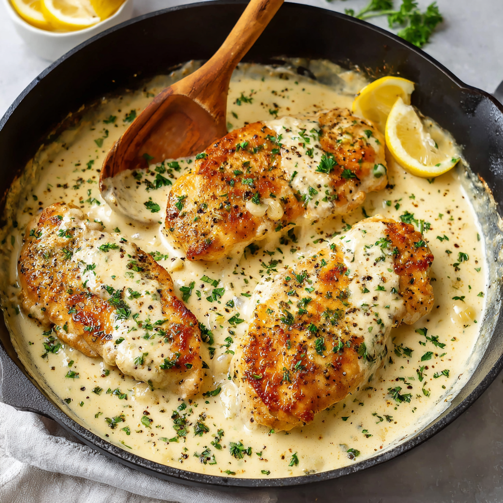 Creamy Herb Chicken Skillet