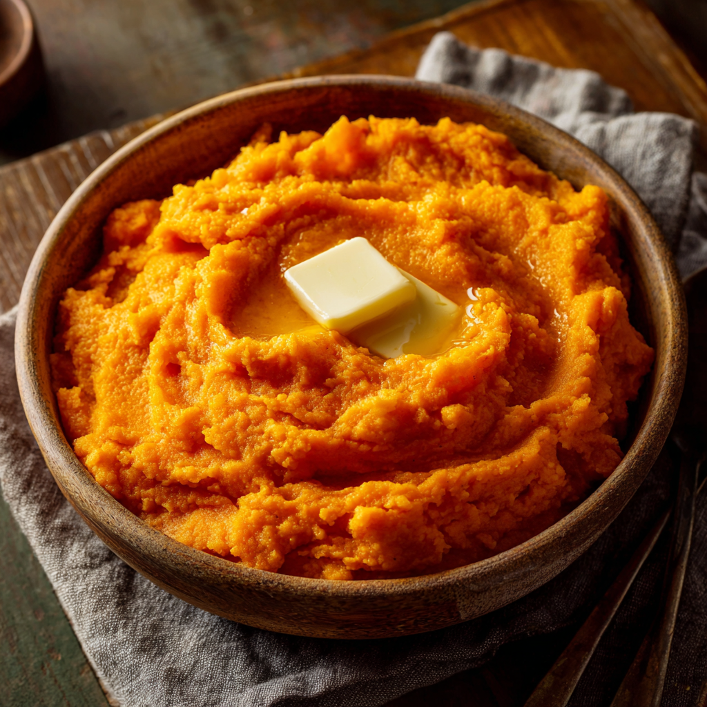 Easy Creamy Mashed Sweet Potatoes
