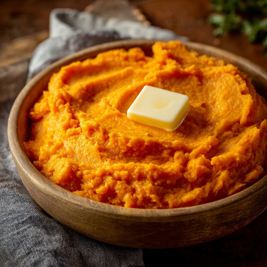 Easy Creamy Mashed Sweet Potatoes
