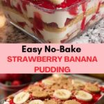 Easy No-Bake Strawberry Banana Pudding