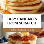 Simple Fluffy Pancakes (Made from Scratch)