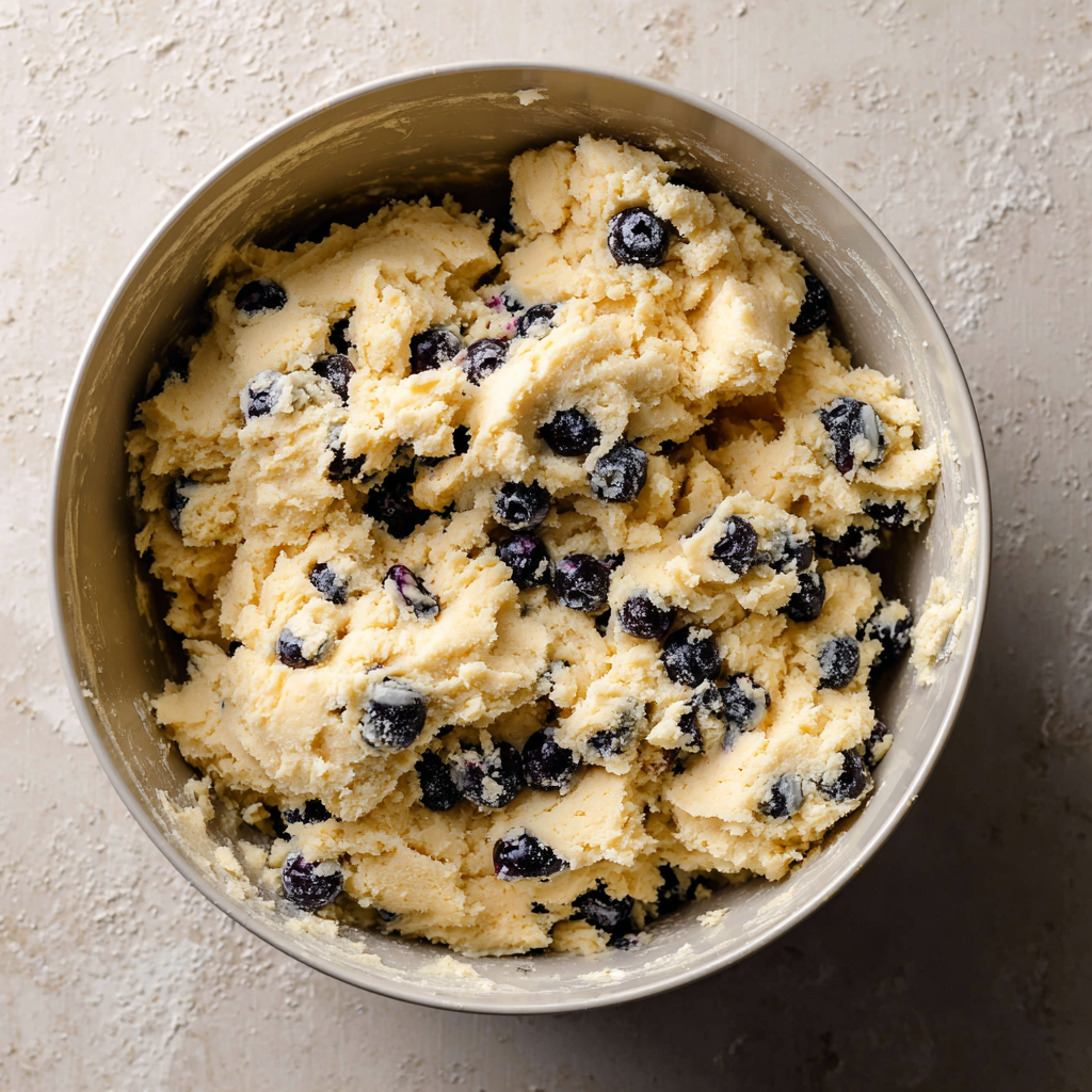 Quick Easy Lemon Blueberry Cookies