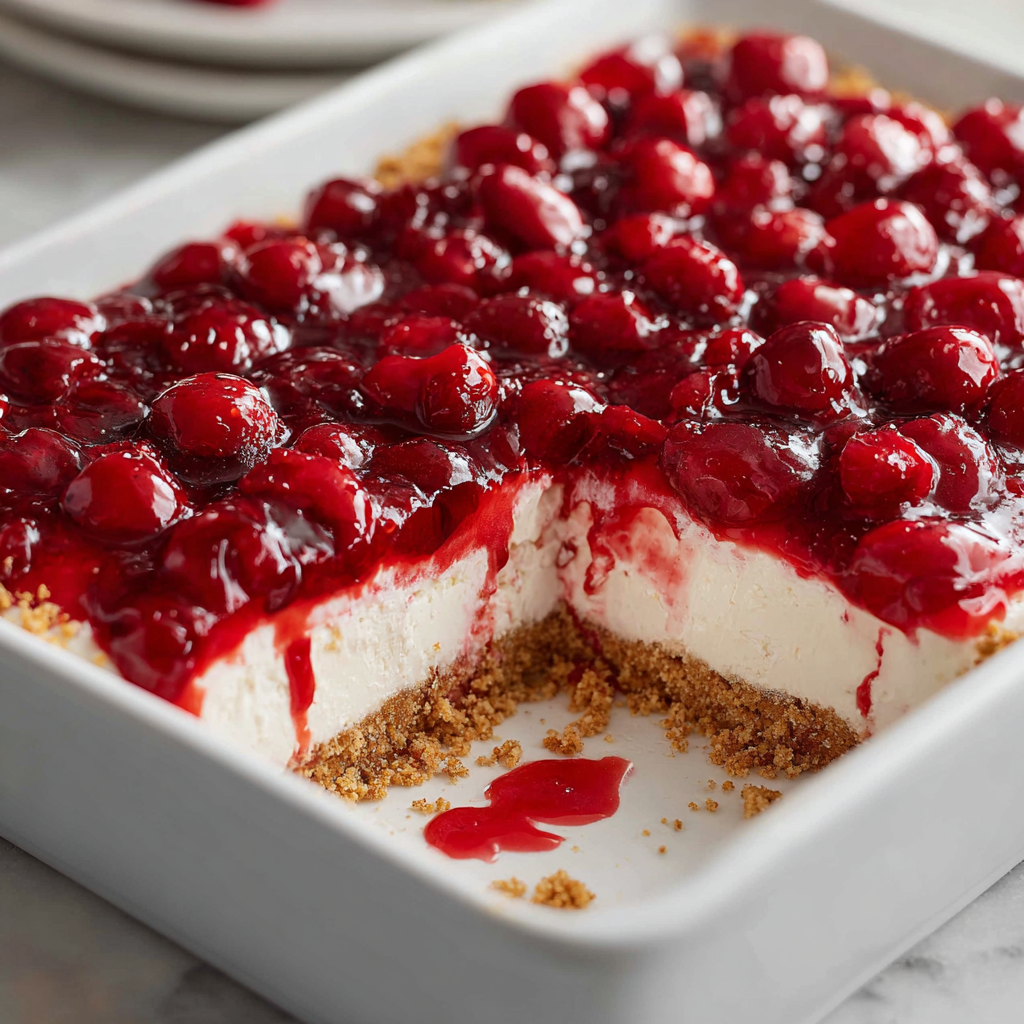 Simple Cherry Delight Dessert