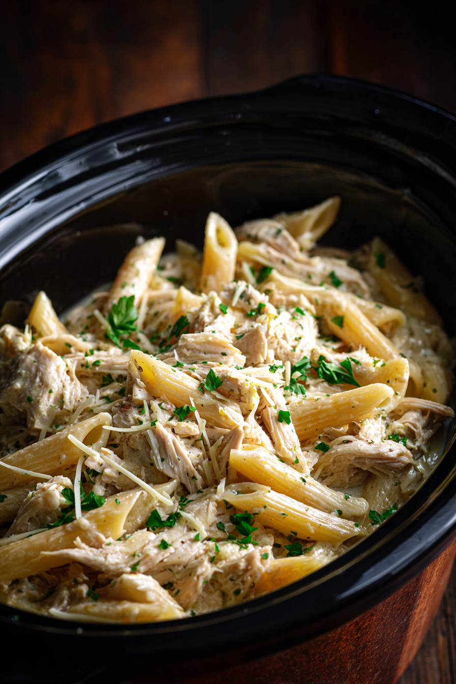 Slow Cooker Chicken Alfredo Recipe You'll Make Again 12