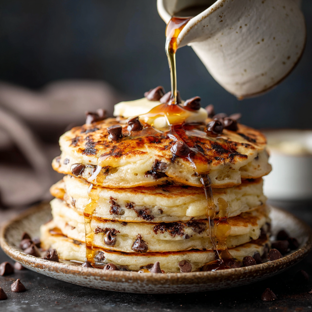 The Perfect Chocolate Chip Pancakes