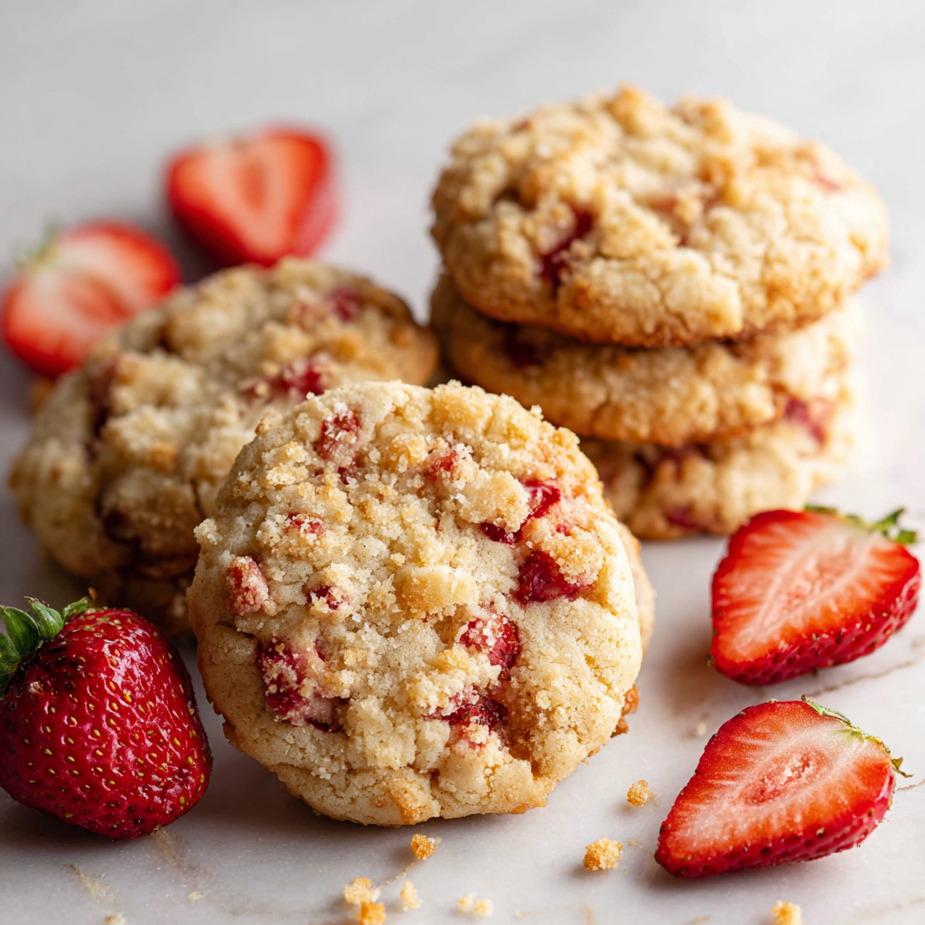 The Perfect Strawberry Shortcake Cookies Recipe