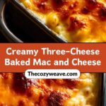 Creamy Three-Cheese Baked Mac and Cheese Creamy Three-Cheese Baked Mac and Cheese