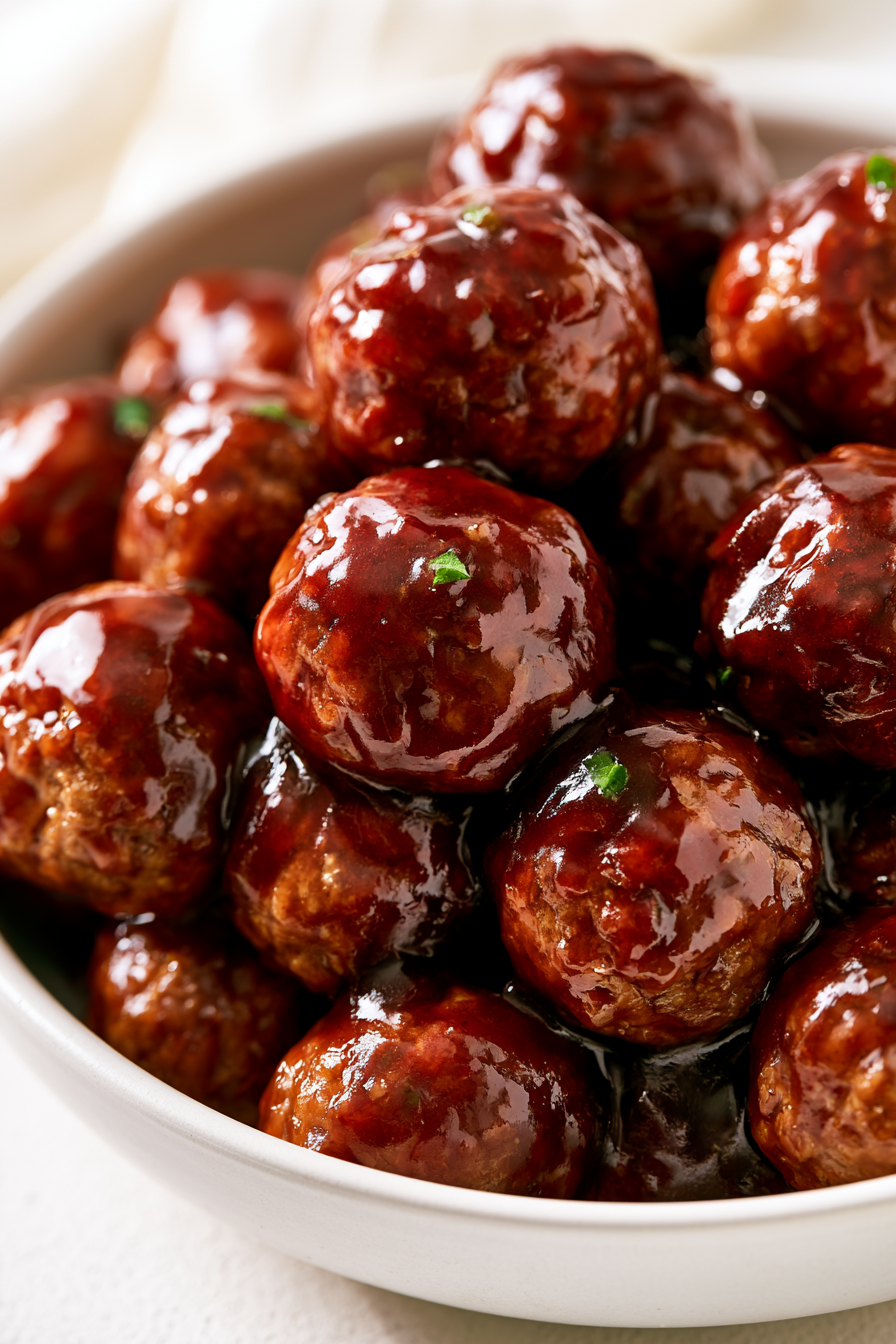 The Best Sweet & Spicy Slow Cooker Meatballs Recipe The Best Sweet & Spicy Slow Cooker Meatballs Recipe