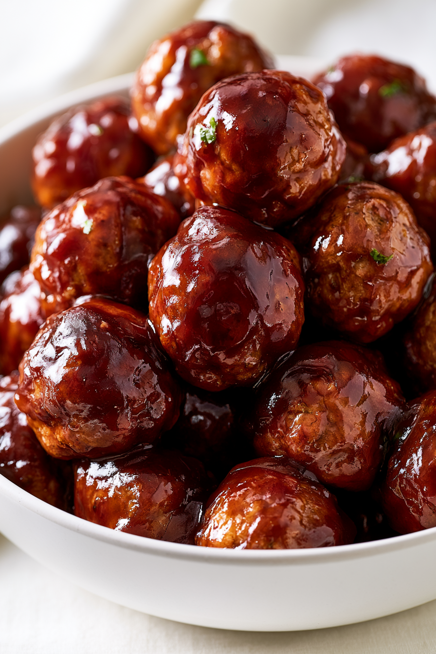 The Best Sweet & Spicy Slow Cooker Meatballs Recipe The Best Sweet & Spicy Slow Cooker Meatballs Recipe